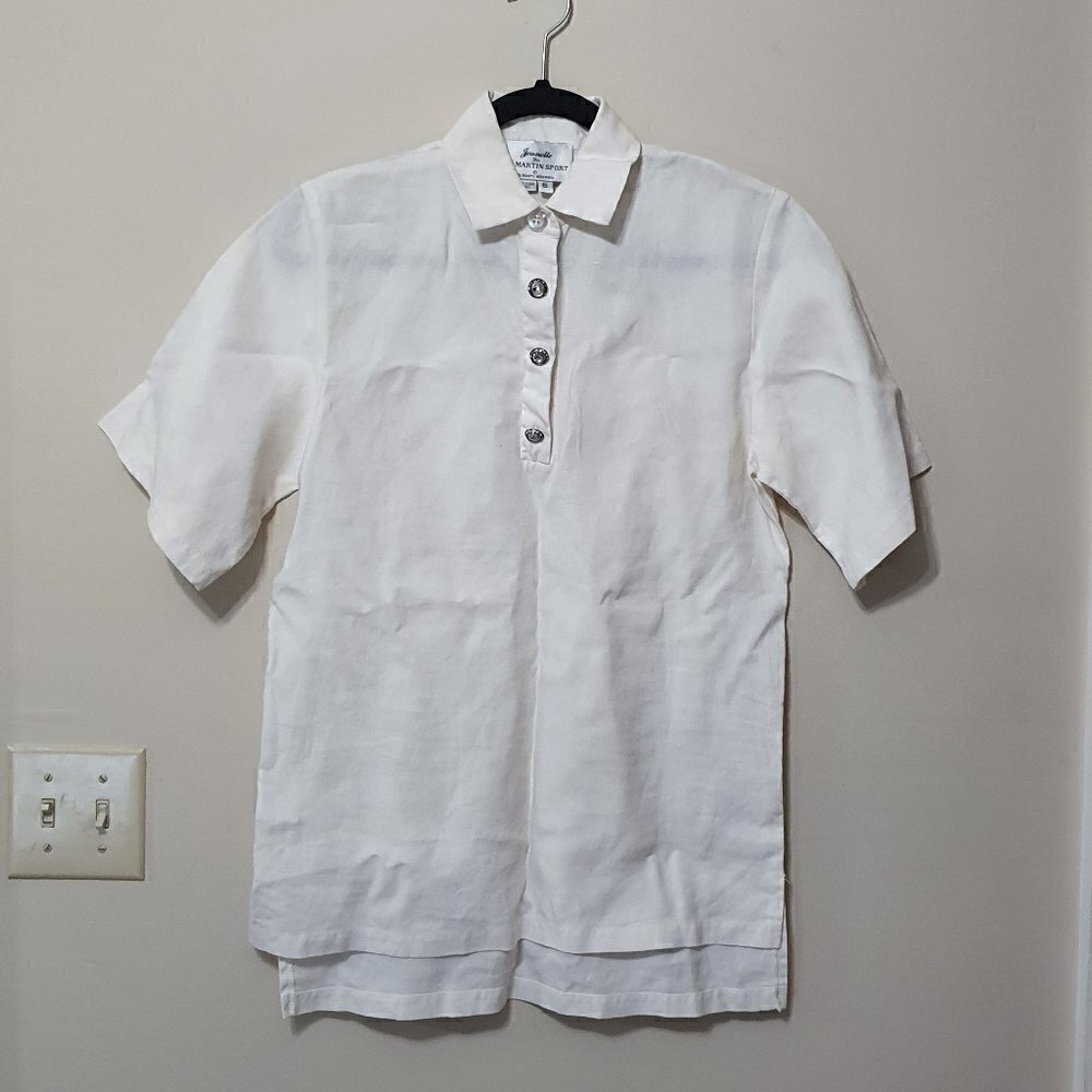Jeanette for St  martin Sport Linen top